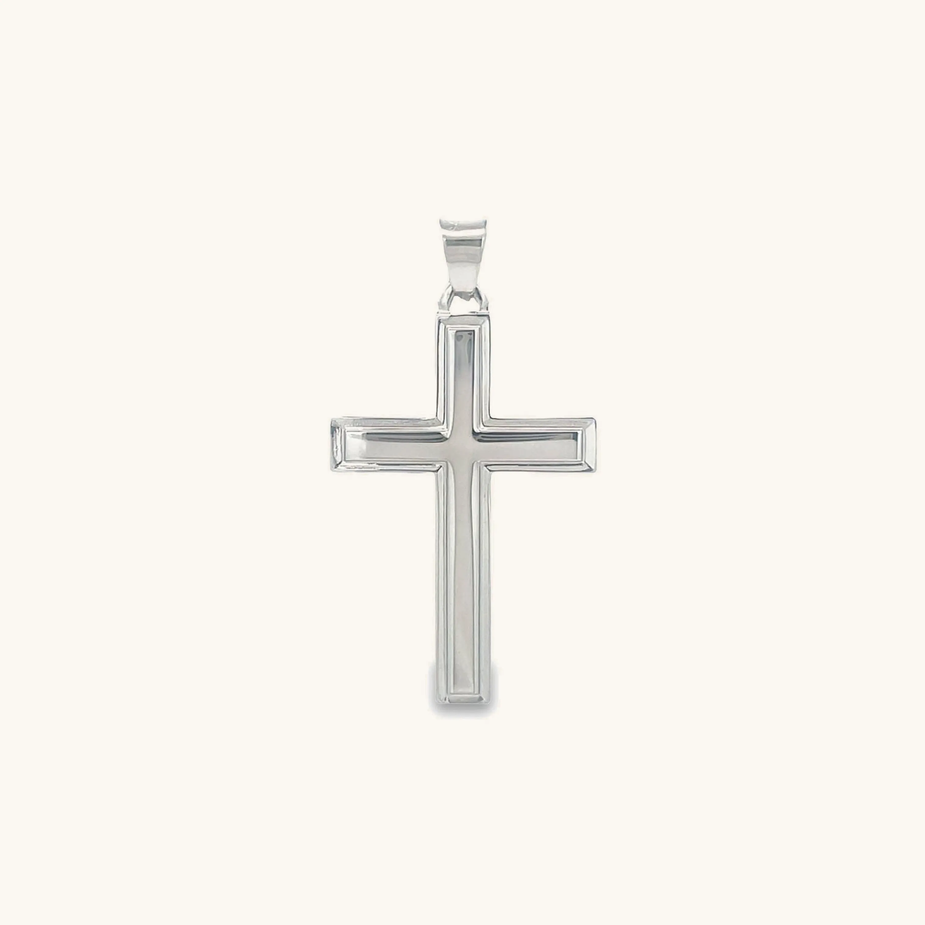 925 STERLING SILVER PLAIN CROSS PENDANT