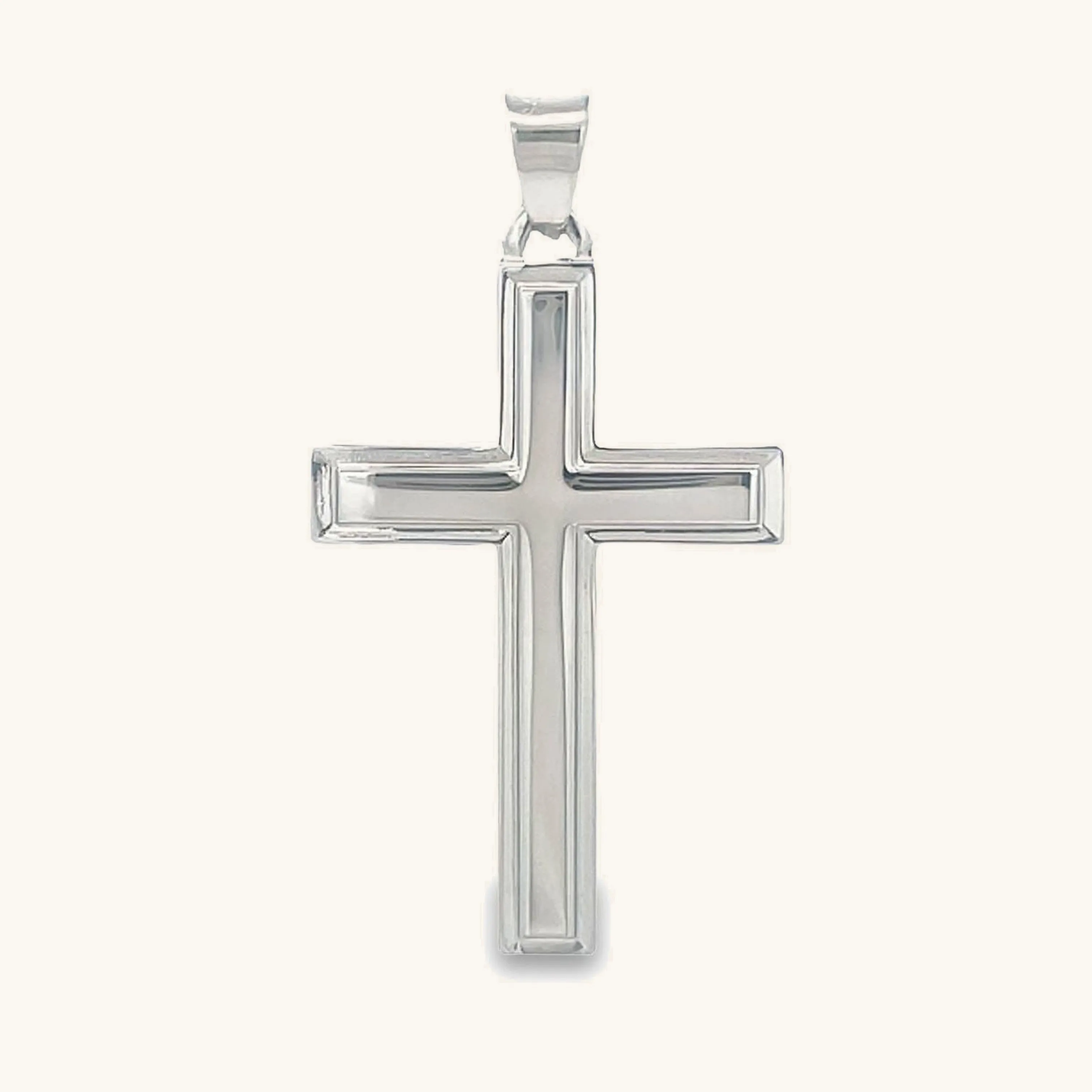 925 STERLING SILVER PLAIN CROSS PENDANT