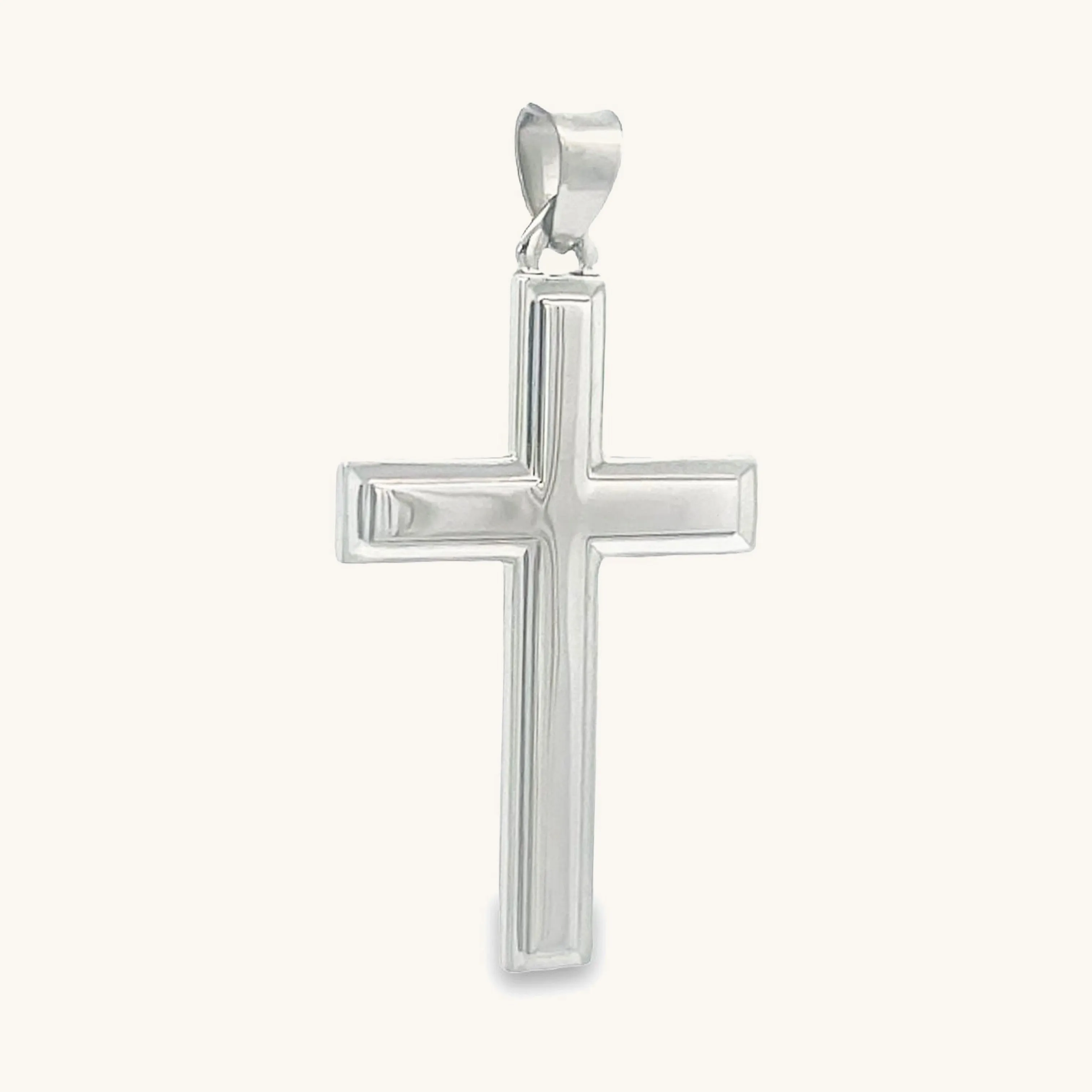 925 STERLING SILVER PLAIN CROSS PENDANT