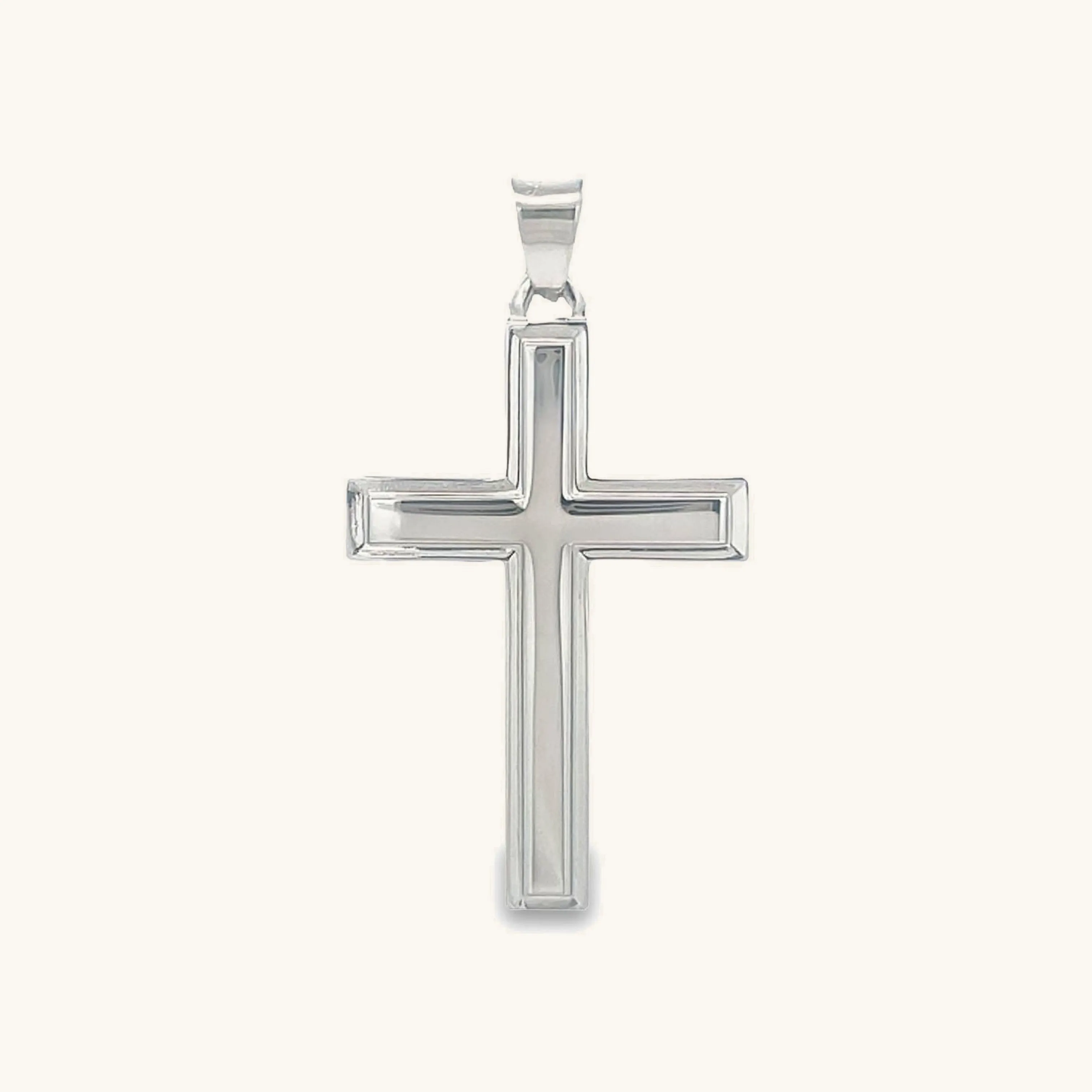 925 STERLING SILVER PLAIN CROSS PENDANT