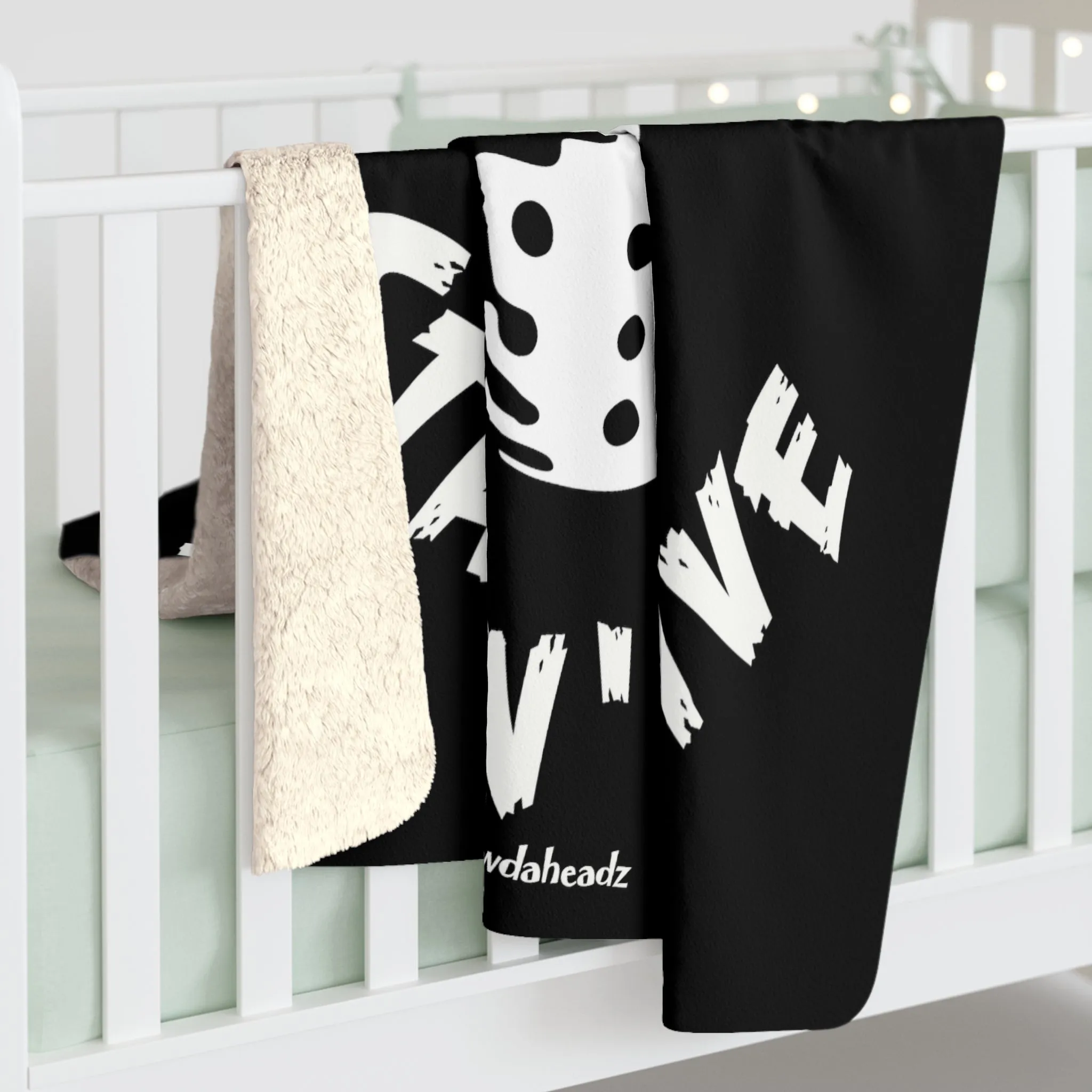 Ah, Ha, Ha, Ha, Stayin' Alive Sherpa Fleece Blanket