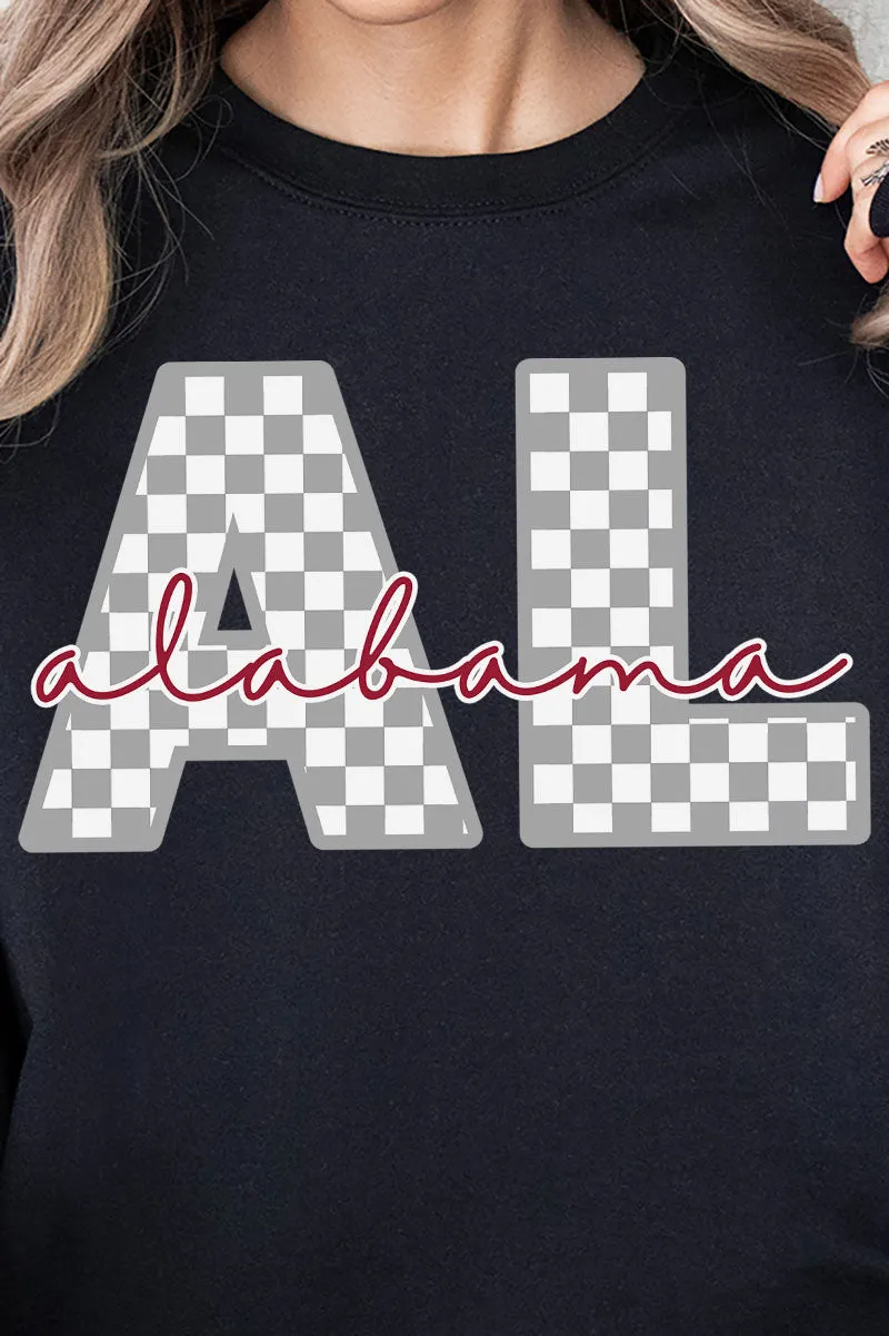 Alabama Checkered Unisex NuBlend Crew Sweatshirt