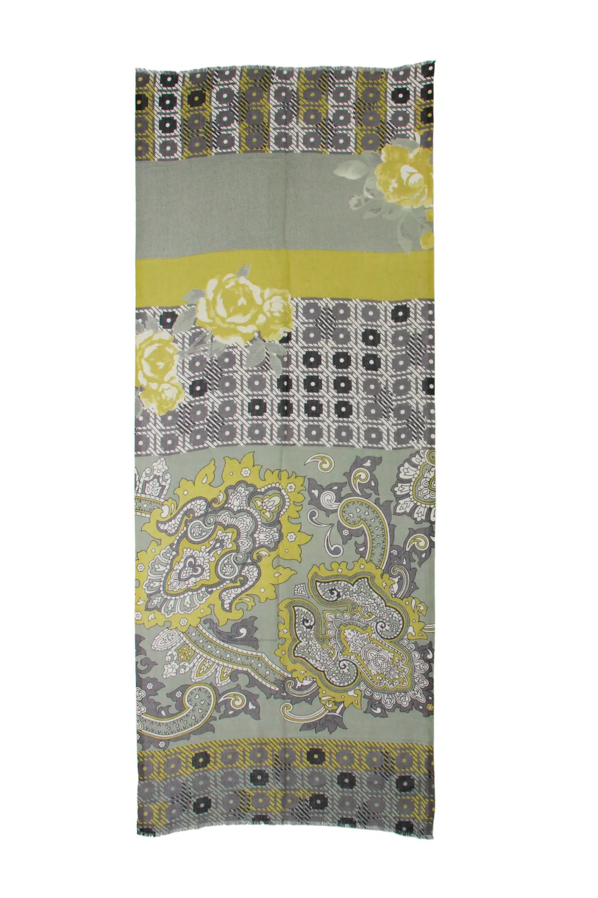 All Over Mixed Print Scarf