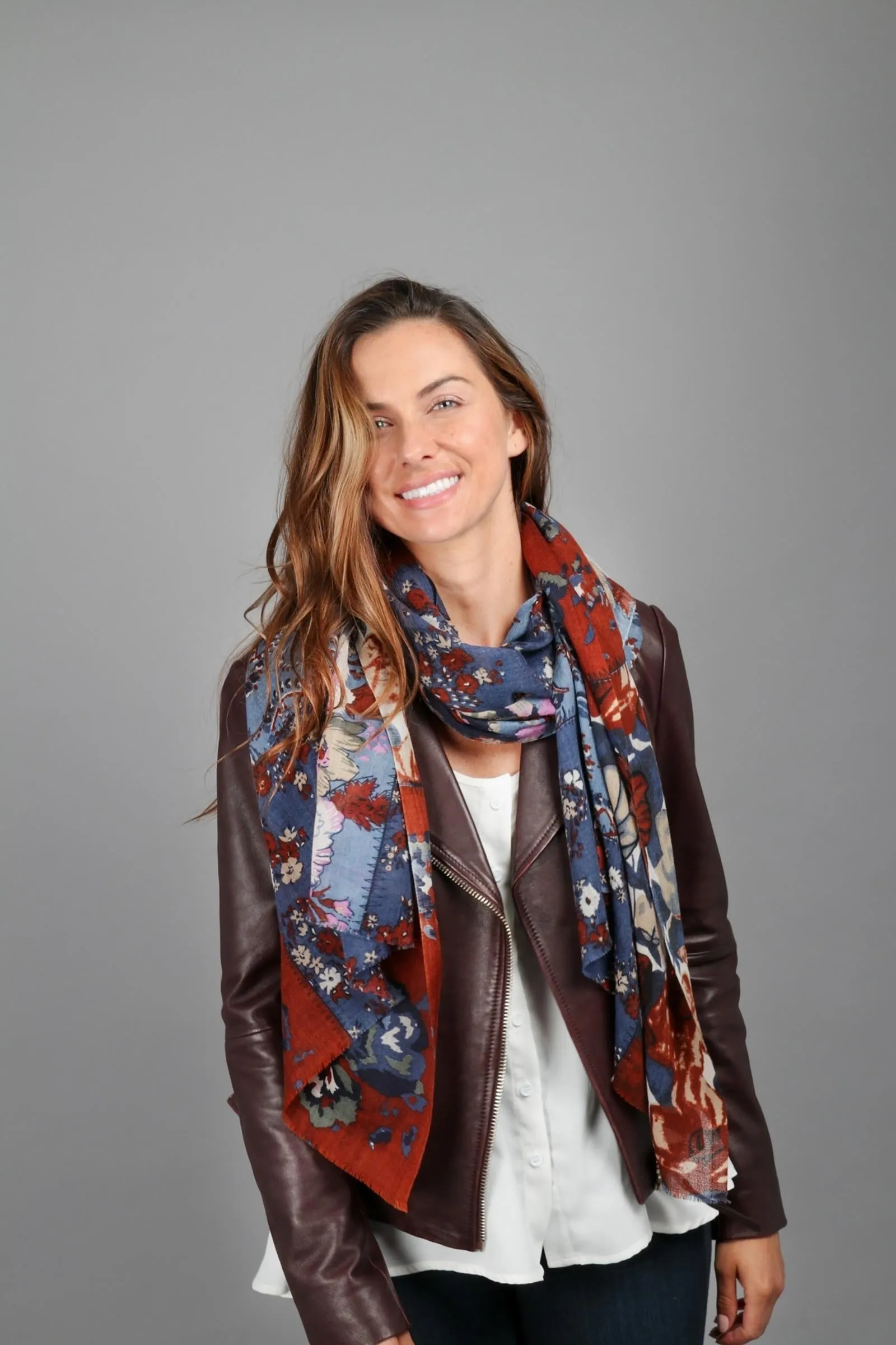 All Over Mixed Print Scarf
