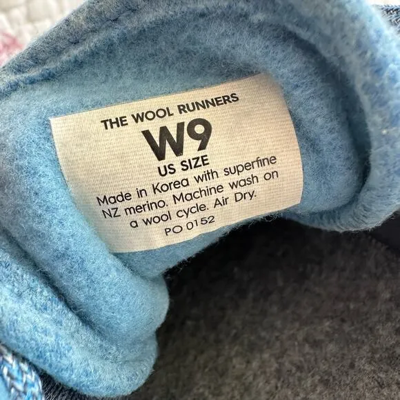 Allbirds | Womens Size 9 Runners Baby Blue White Sole Merino Wool Walking