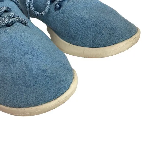 Allbirds | Womens Size 9 Runners Baby Blue White Sole Merino Wool Walking