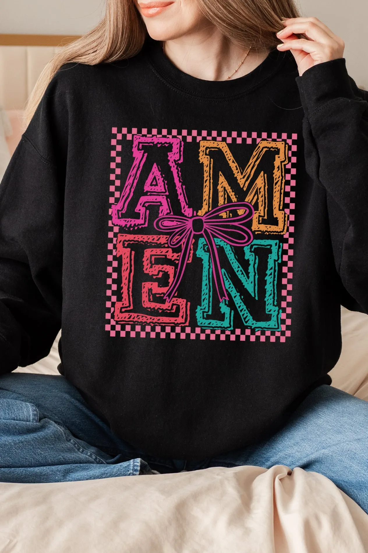 Amen In Color Unisex NuBlend Crew Sweatshirt