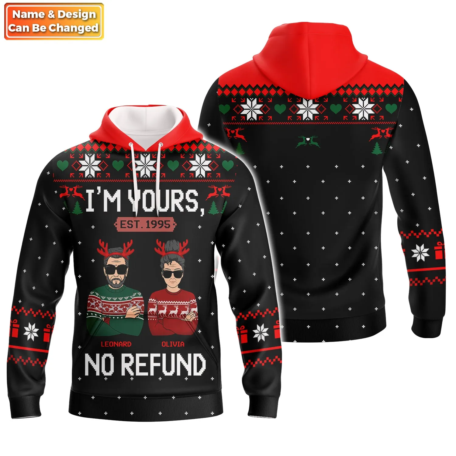Annoying Each Other, Old Couple, Personalized Custom Sweaters, T Shirts,... Christmas Gifts Hoodie T Shirt