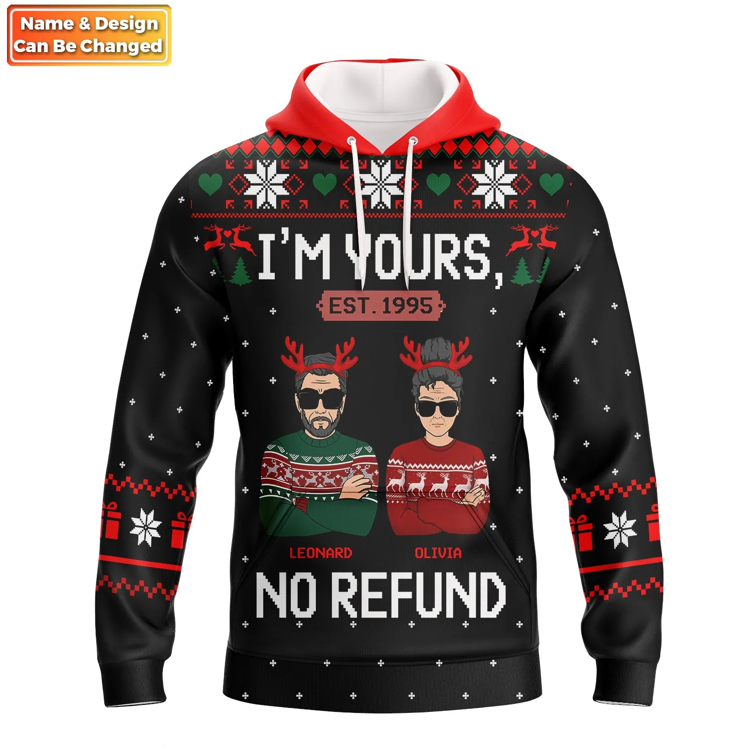 Annoying Each Other, Old Couple, Personalized Custom Sweaters, T Shirts,... Christmas Gifts Hoodie T Shirt