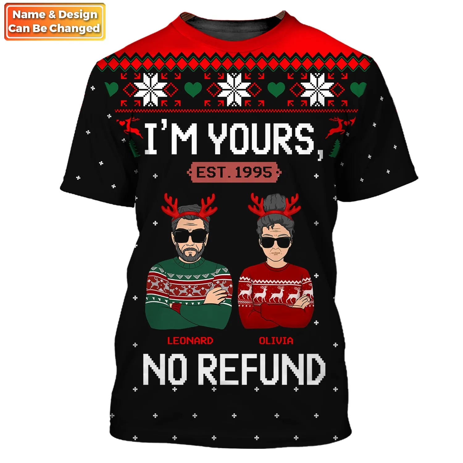Annoying Each Other, Old Couple, Personalized Custom Sweaters, T Shirts,... Christmas Gifts Hoodie T Shirt