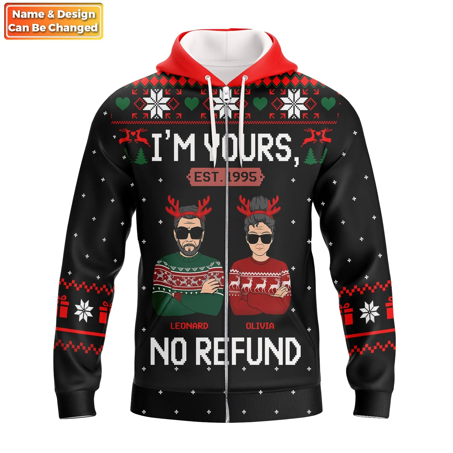 Annoying Each Other, Old Couple, Personalized Custom Sweaters, T Shirts,... Christmas Gifts Hoodie T Shirt