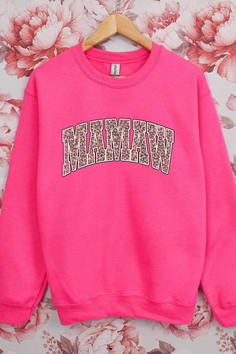 Arched Mamaw Leopard Unisex NuBlend Crew Sweatshirt