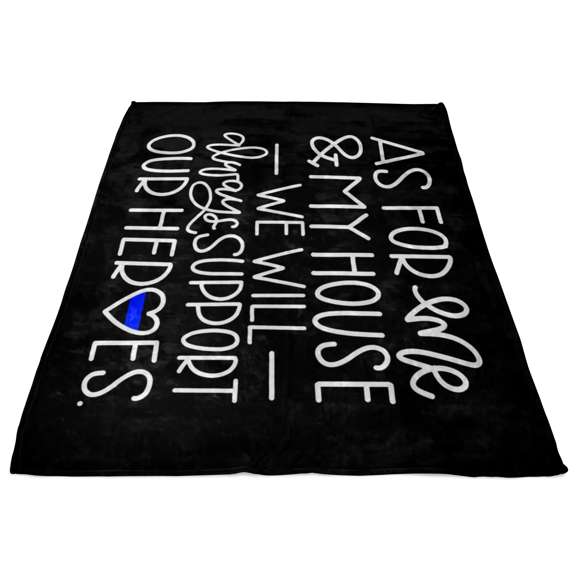 As For Me and My House © TBL Fleece Blanket