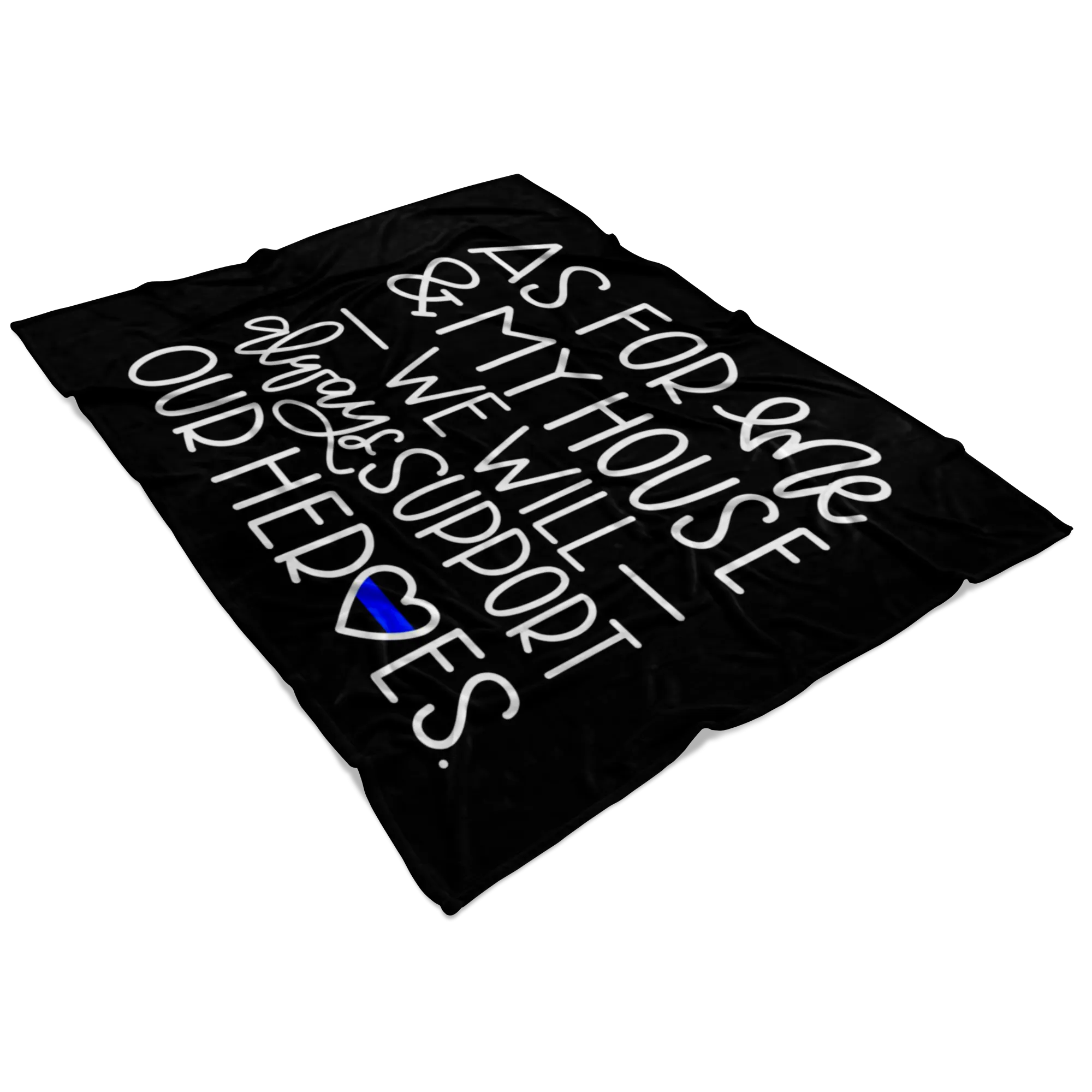 As For Me and My House © TBL Fleece Blanket
