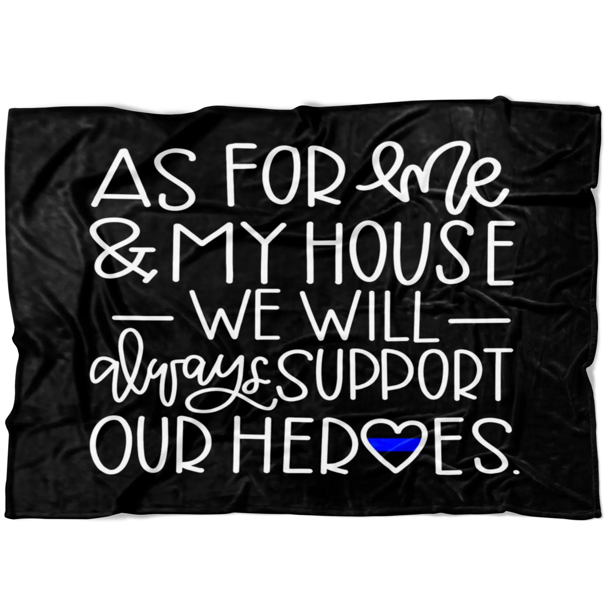 As For Me and My House © TBL Fleece Blanket
