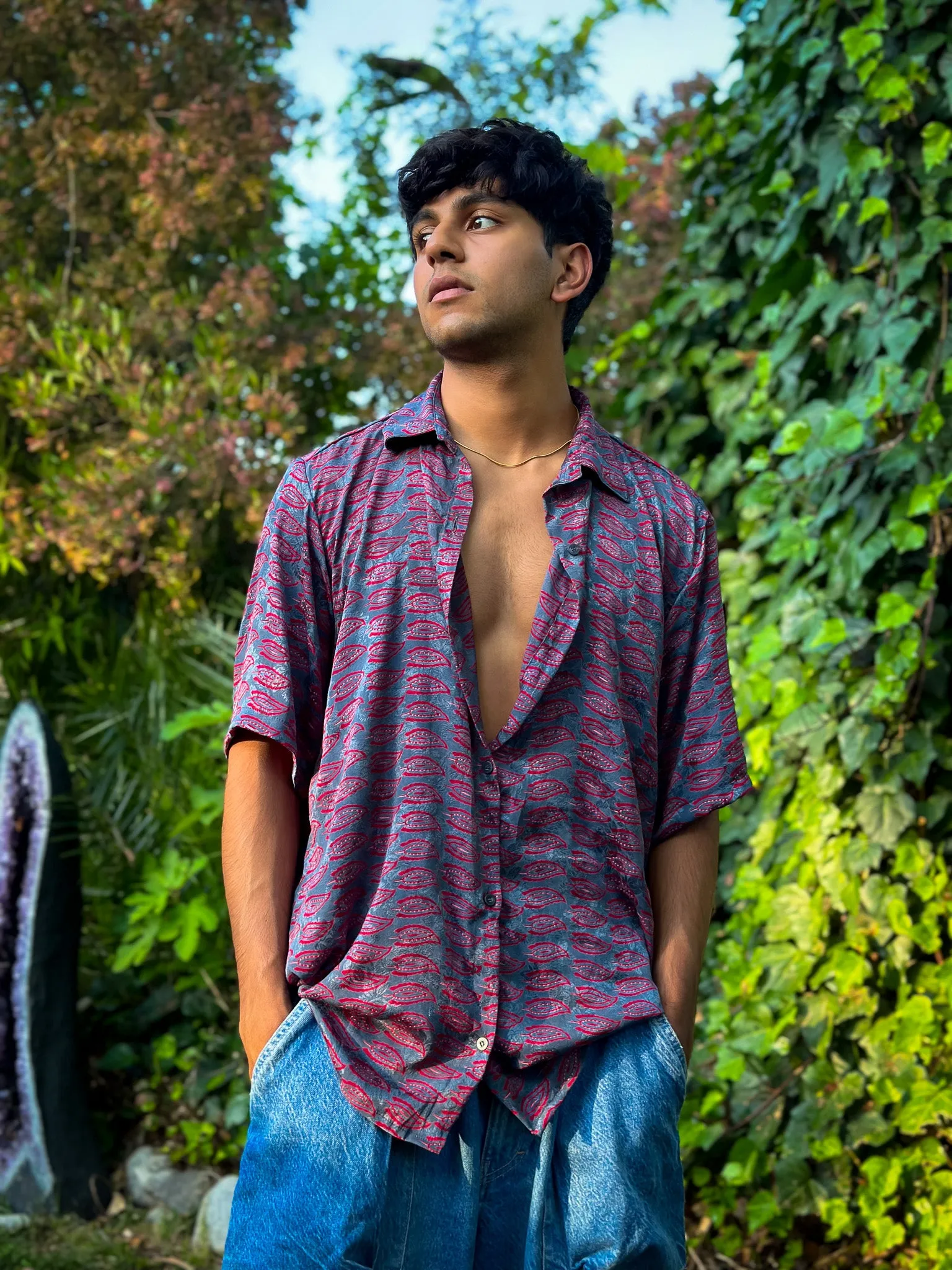 Atlantic Paisley Button-Up