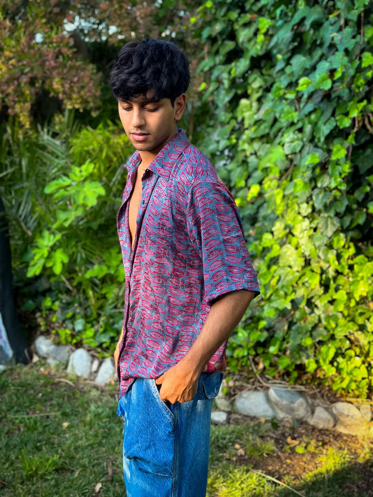 Atlantic Paisley Button-Up