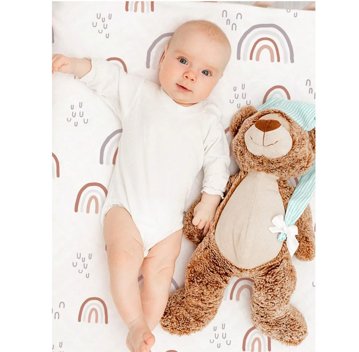Baby Bassinet Sheets 82x41 cm /2 Pack