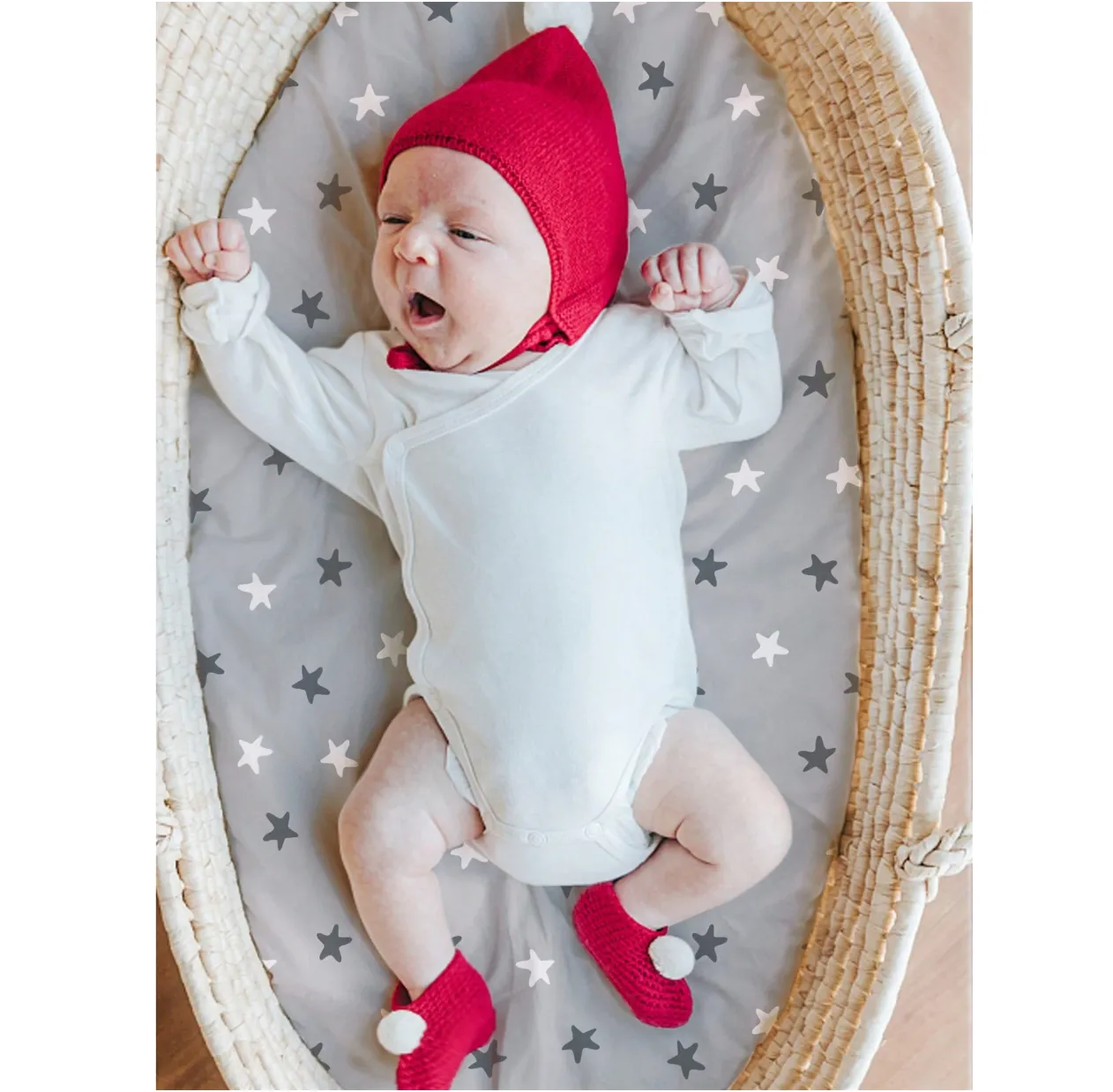 Baby Bassinet Sheets 82x41 cm /2 Pack