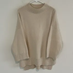 Baldwin Winona Baby Wool Cashmere Yak Minimalist Tunic Knit Cozy Sweater