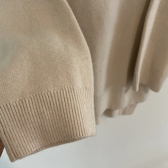 Baldwin Winona Baby Wool Cashmere Yak Minimalist Tunic Knit Cozy Sweater