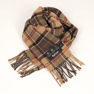 Barbour Lambswool Check Scarf - Beige - One Size