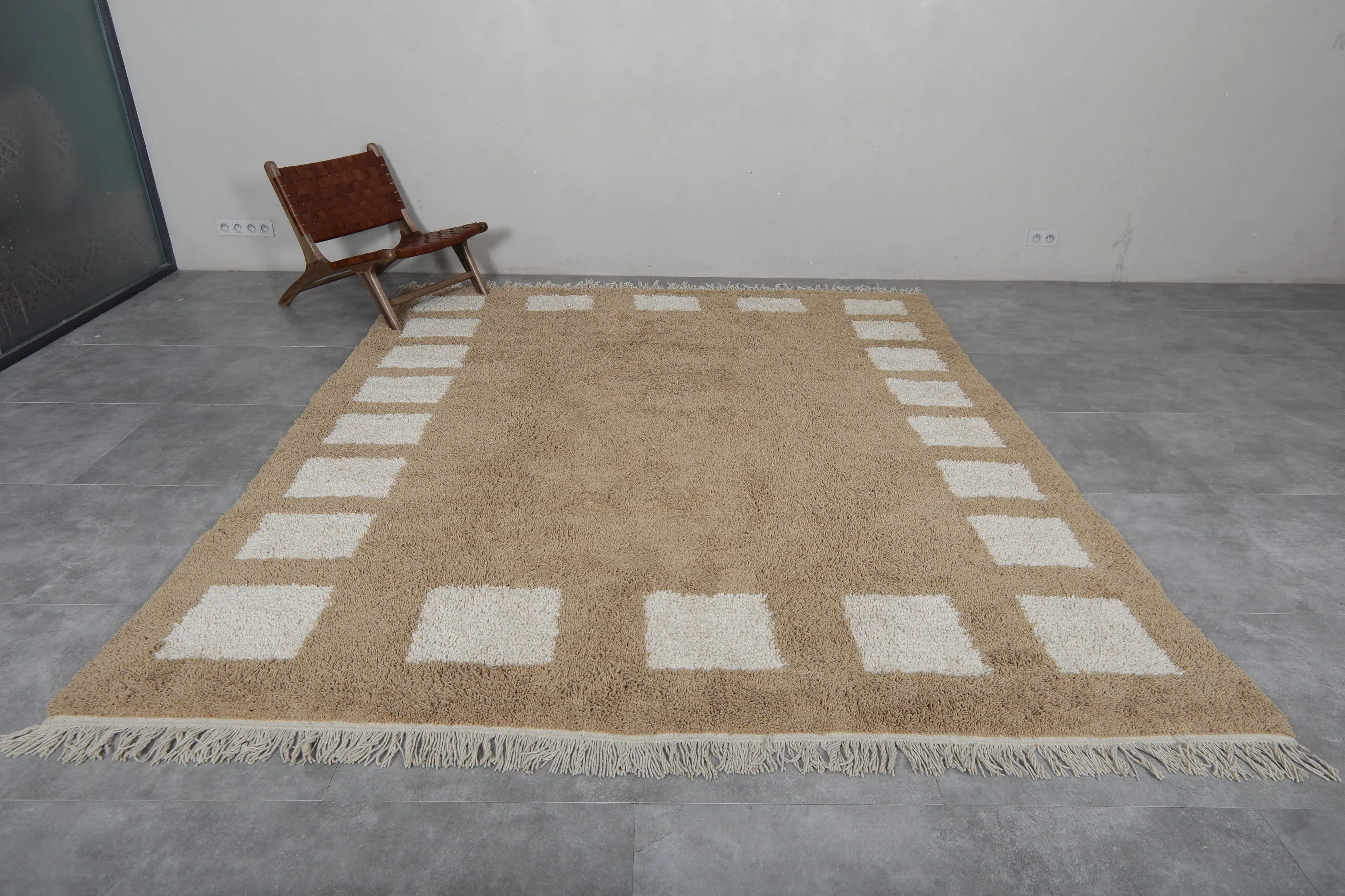 Beni ourain rug - Moroccan custom rug - Wool rug