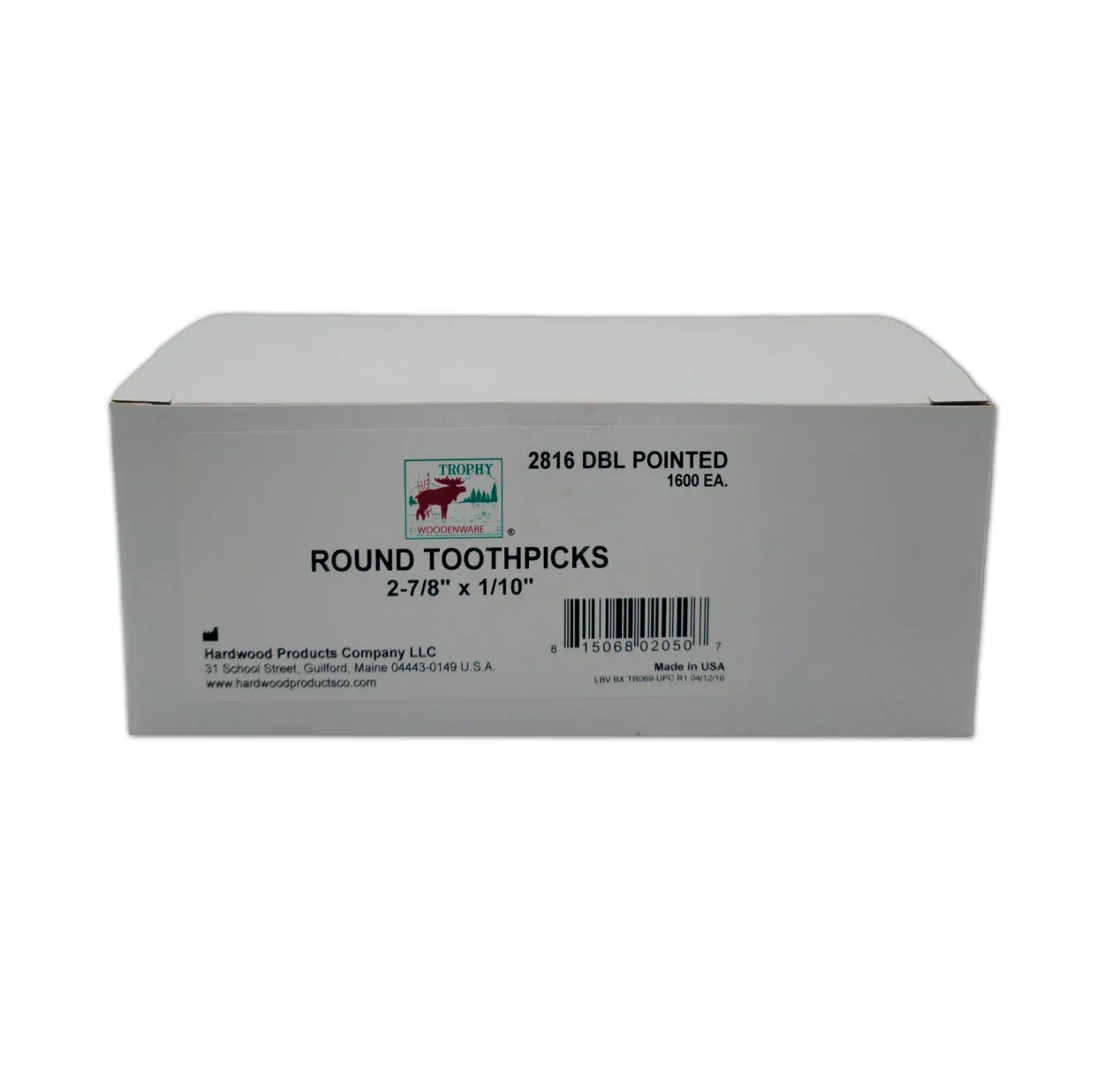 Birchwood Double Point Oversized Toothpicks In Master Case Cardboard Box 20x1600