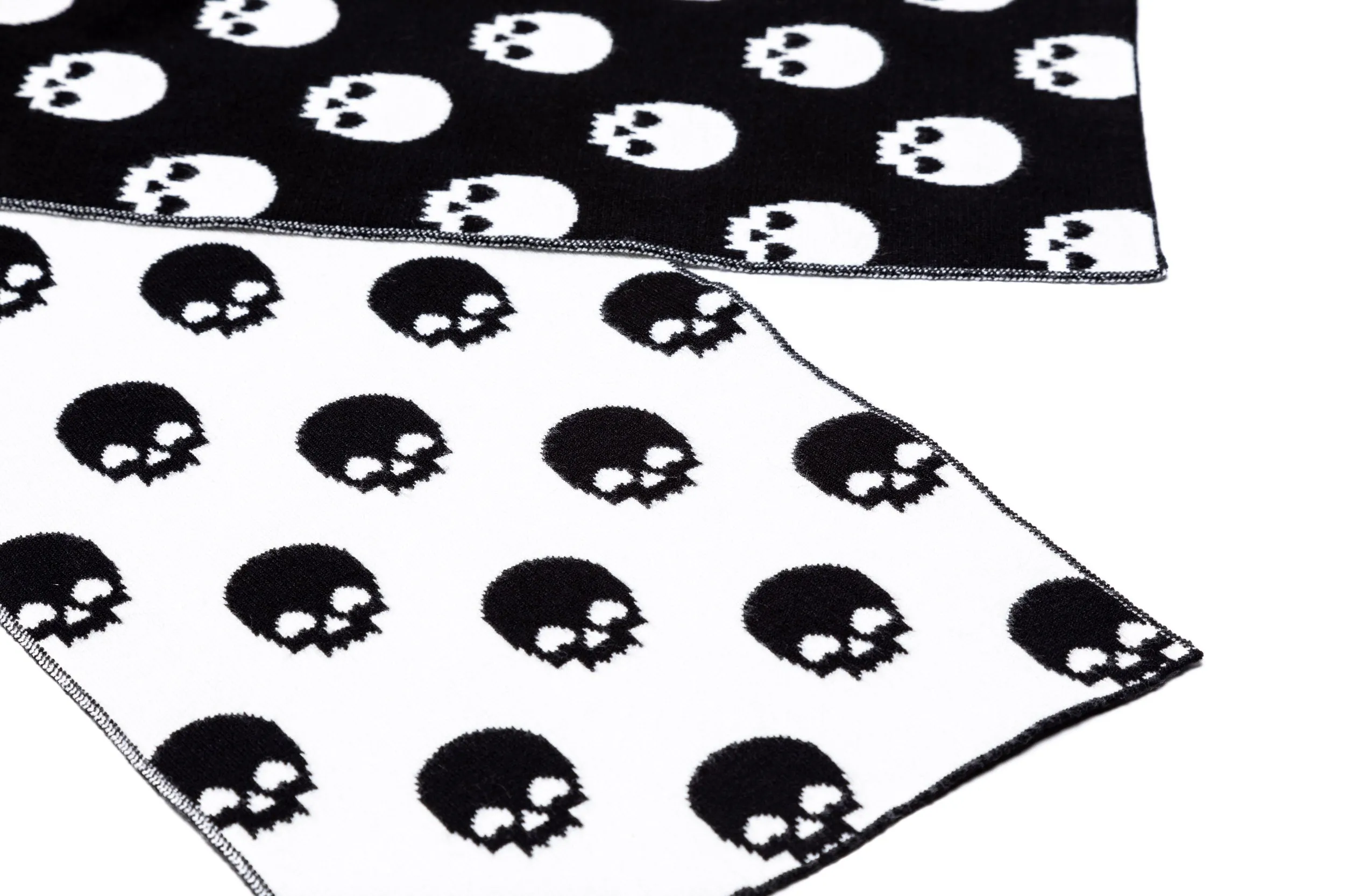 Black & White Skull Scarf