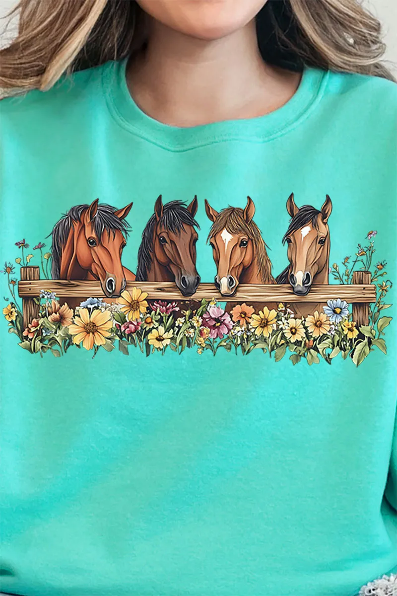 Blooming Hooves Unisex NuBlend Crew Sweatshirt