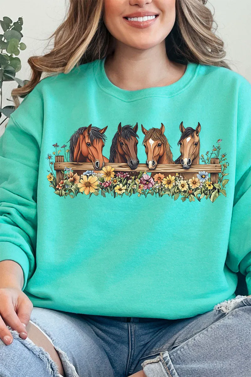 Blooming Hooves Unisex NuBlend Crew Sweatshirt