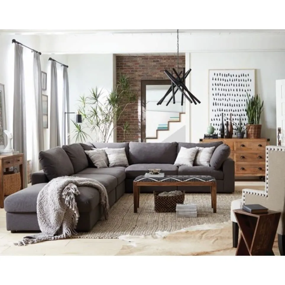 Boho Bench in Black