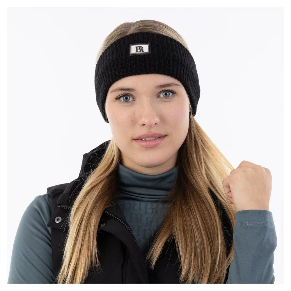 BR knitted headband in meteorite