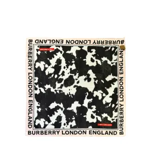 Burberry Cow Print Cotton-Silk Scarf