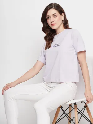 Camla Barcelona Lilac Cinderella Print Top