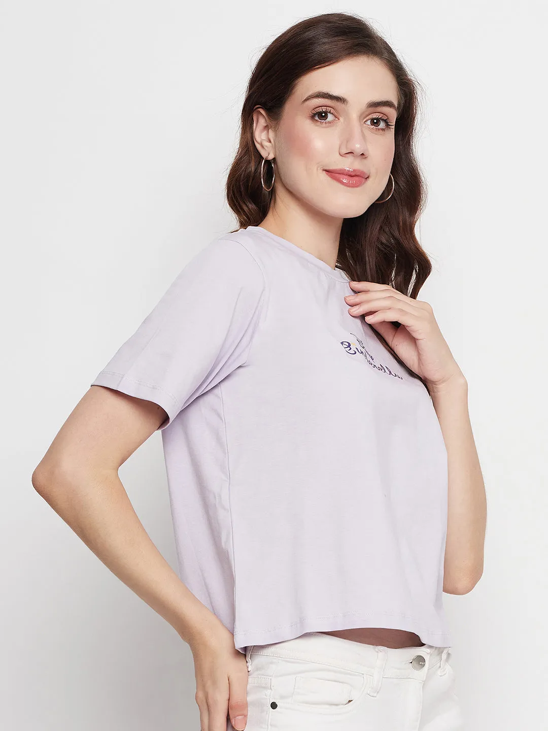 Camla Barcelona Lilac Cinderella Print Top