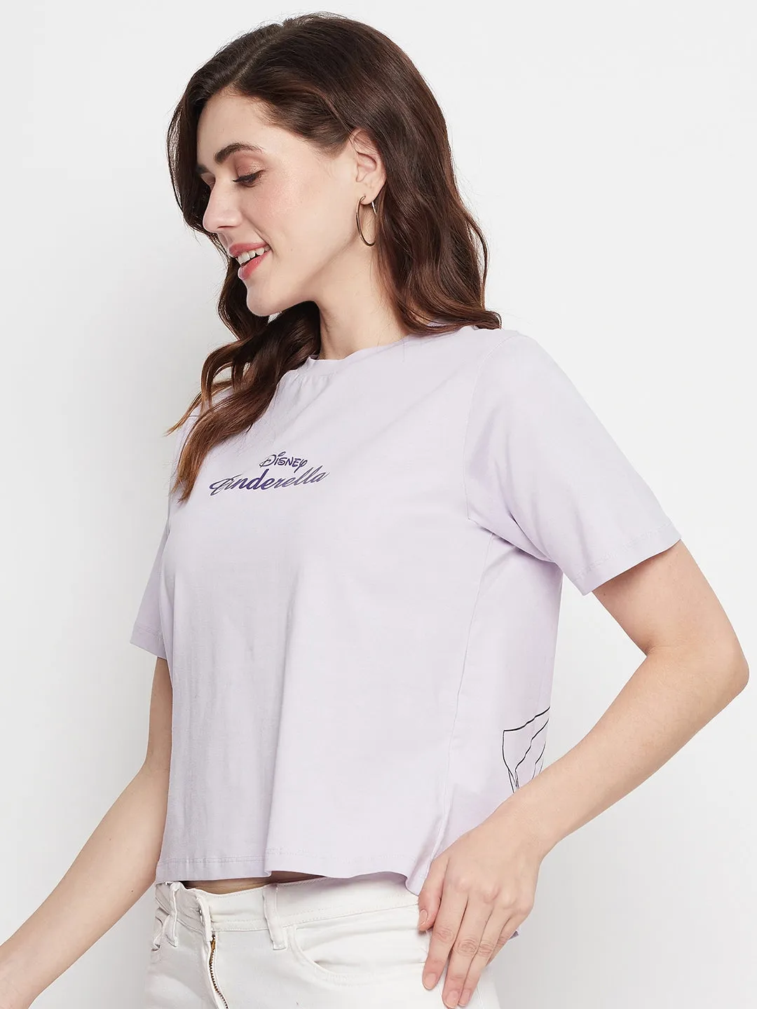 Camla Barcelona Lilac Cinderella Print Top