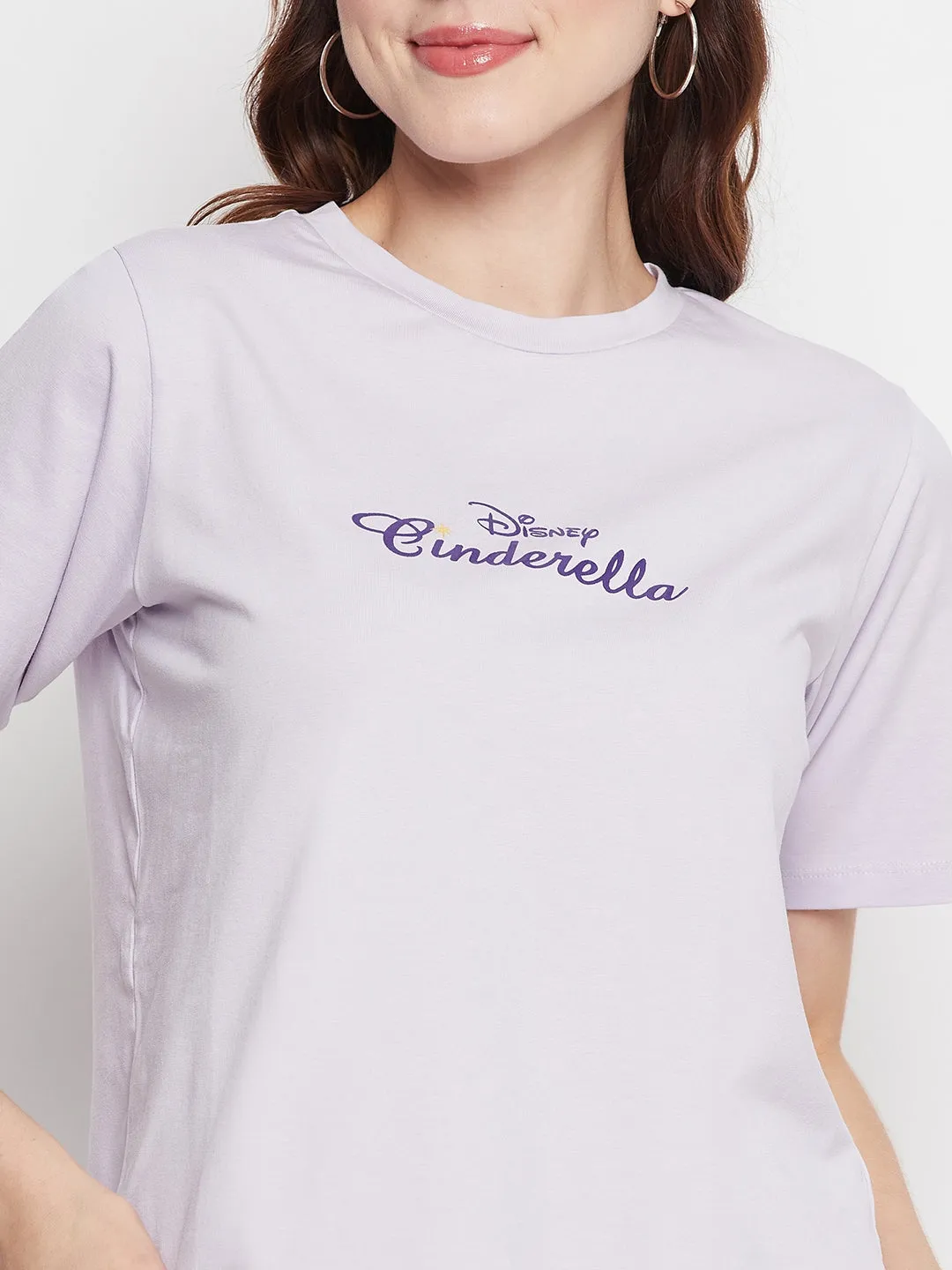 Camla Barcelona Lilac Cinderella Print Top