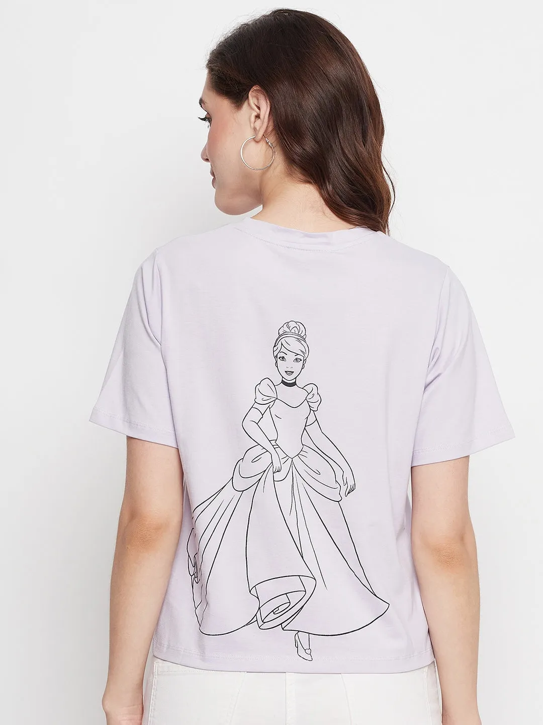 Camla Barcelona Lilac Cinderella Print Top
