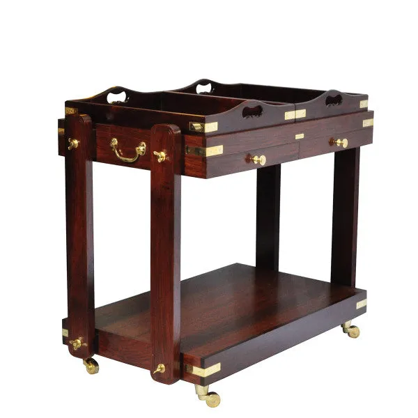 Campaign Furniture: Savoy Service Trolley