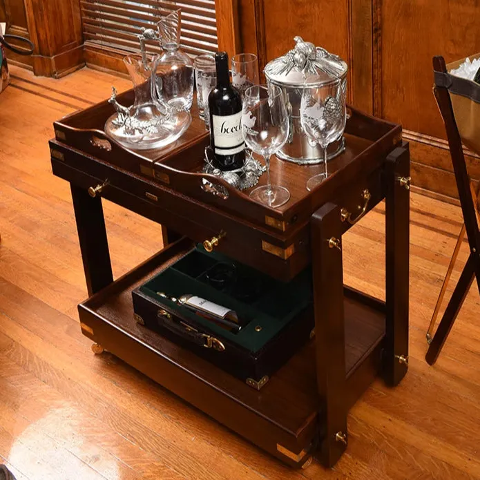 Campaign Furniture: Savoy Service Trolley