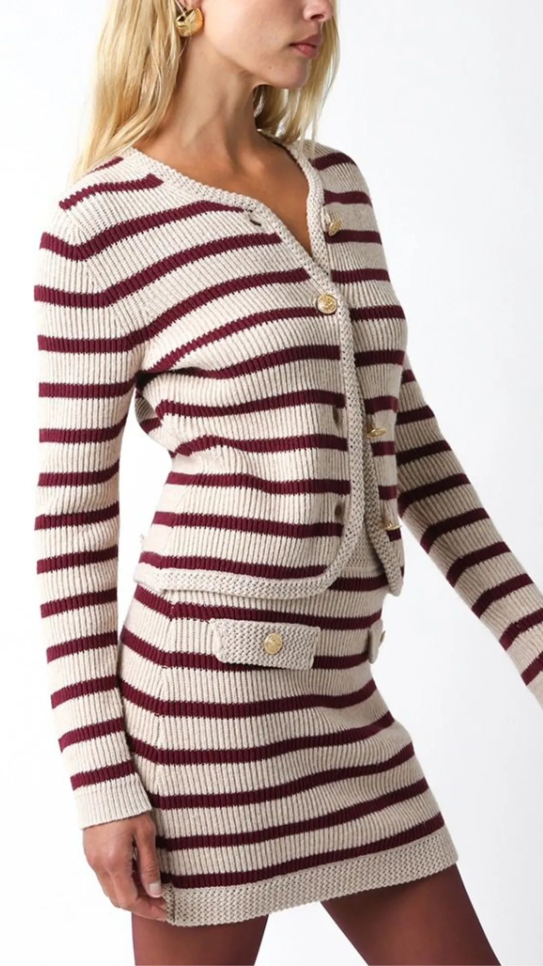Carson Stripe Cardigan