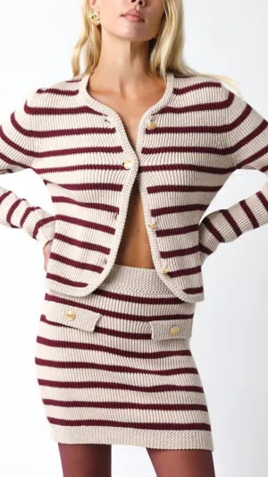 Carson Stripe Cardigan