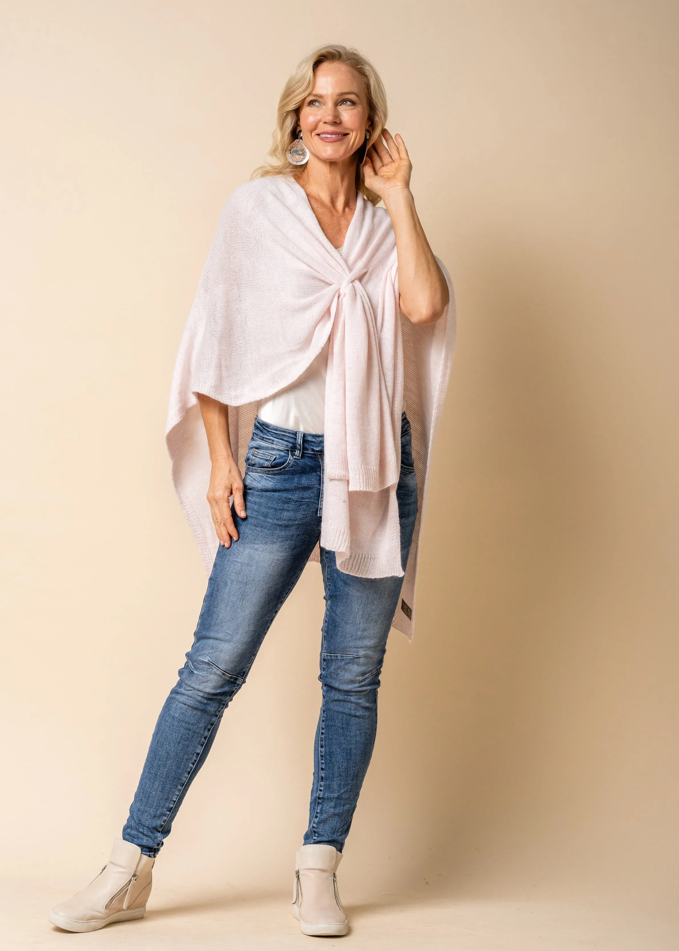 Casilda Shawl in Blush