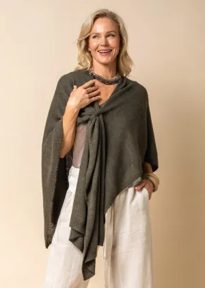 Casilda Shawl in Khaki