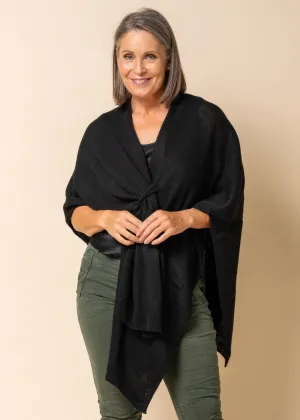 Casilda Shawl in Onyx