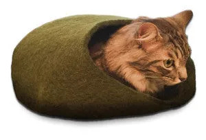 Cat Cave Cocoon - Blue and Turquoise