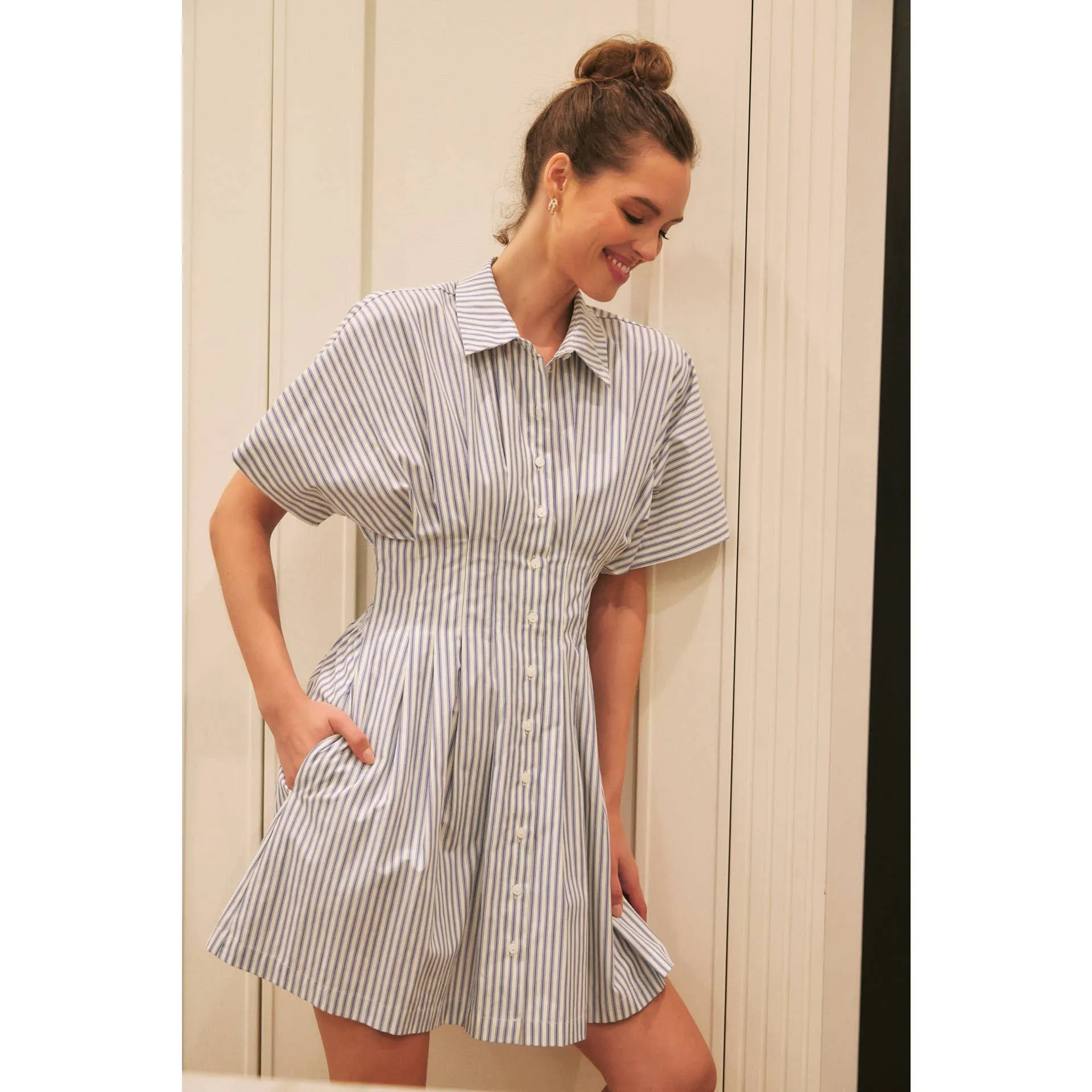 Cecily Stripe Dress