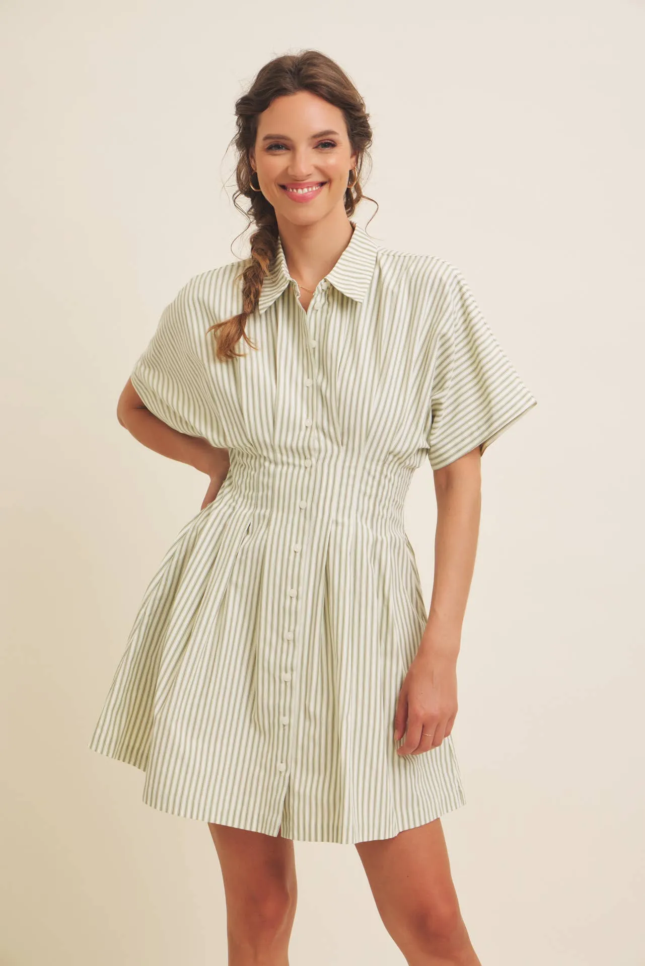Cecily Stripe Dress