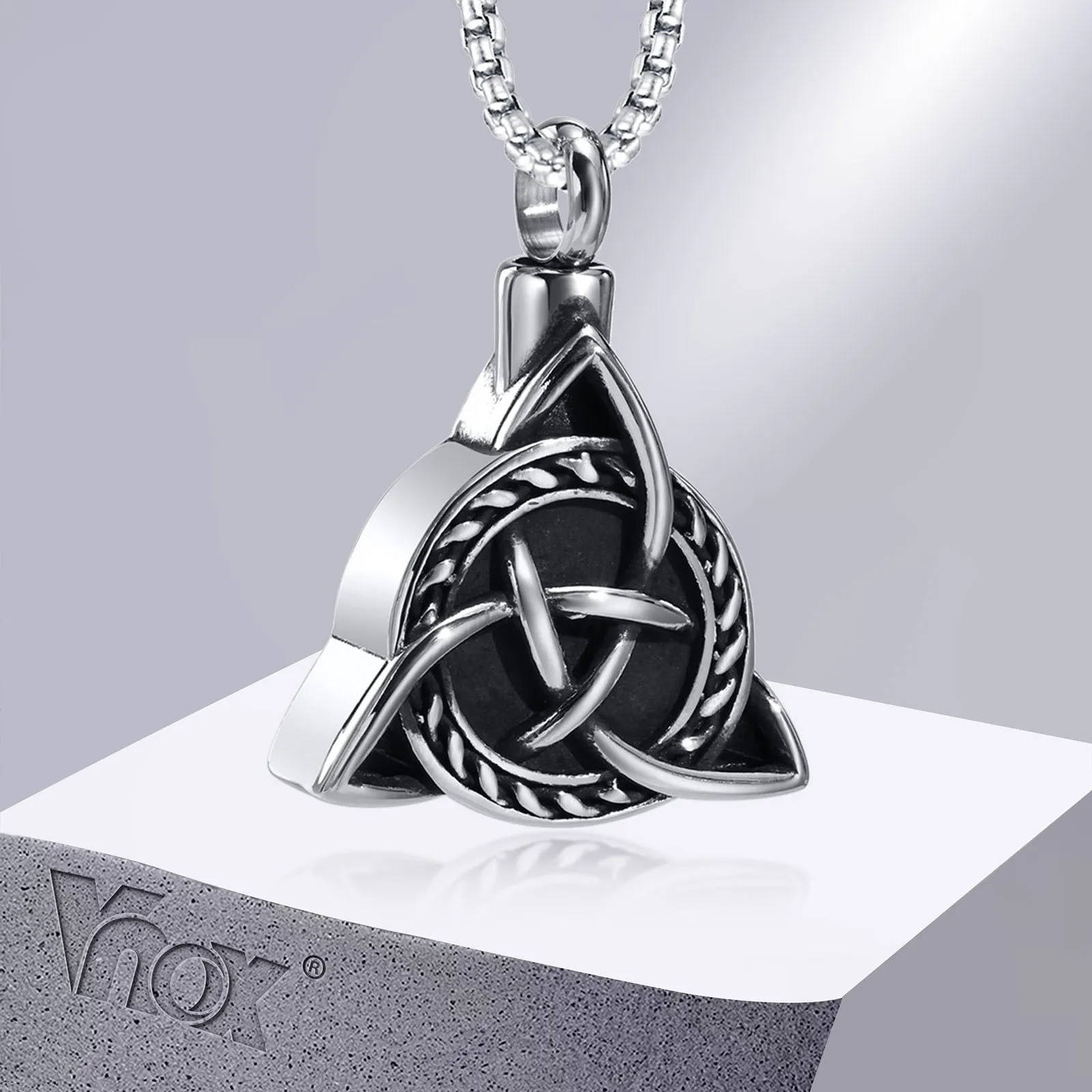 Celtic Knot Urn Necklace